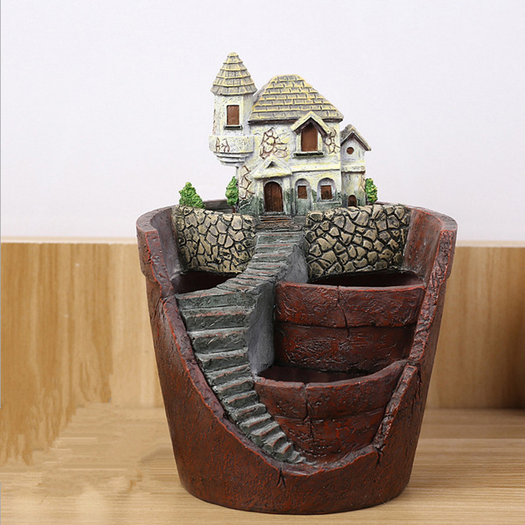 Avtoit | Succulent decorative flower pot for mini garden – Bonsai planting pot for micro landscape and garden