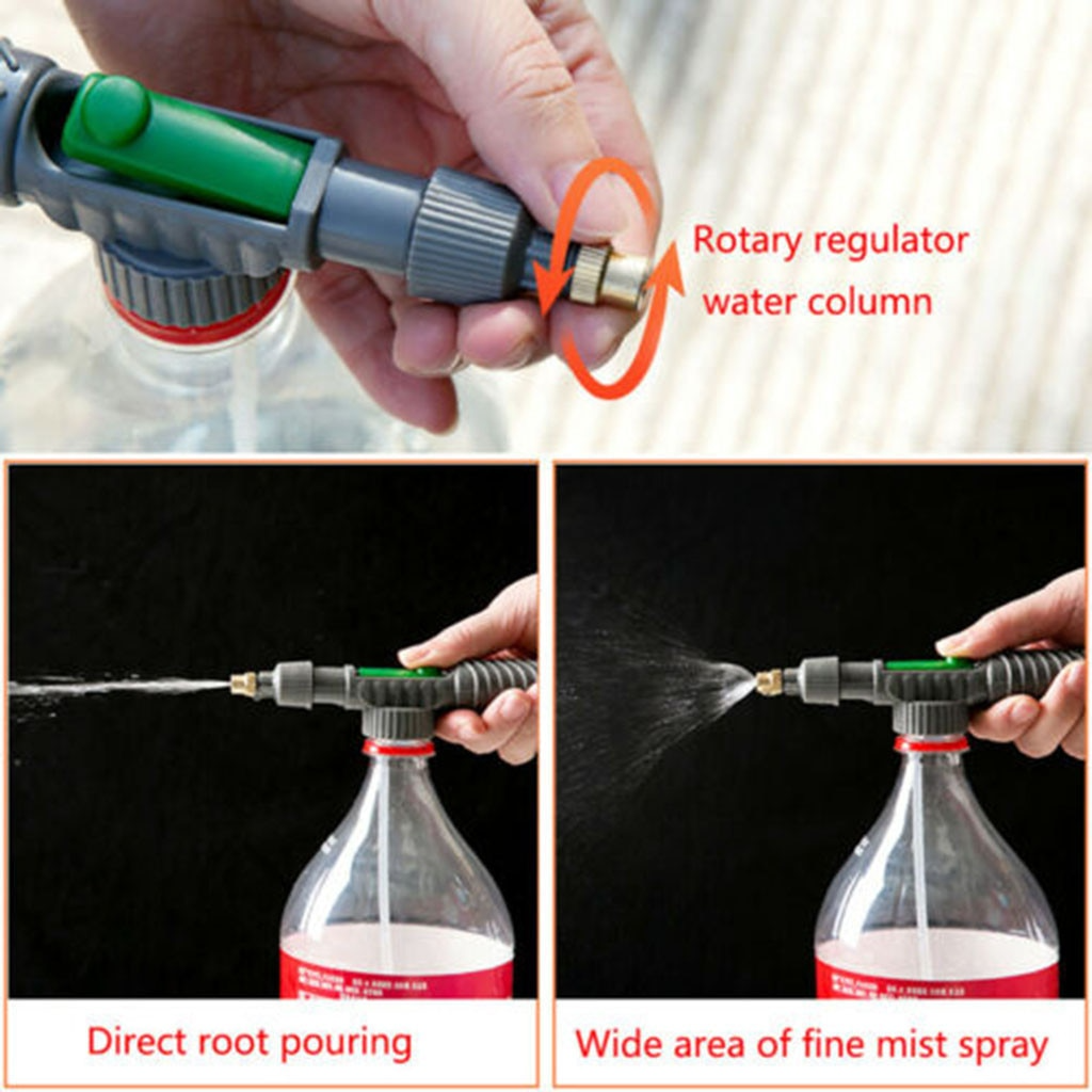 Avtoit | Universal Bottle Garden Sprayer with High Pressure Nozzle – For Plant Watering and Cleaning