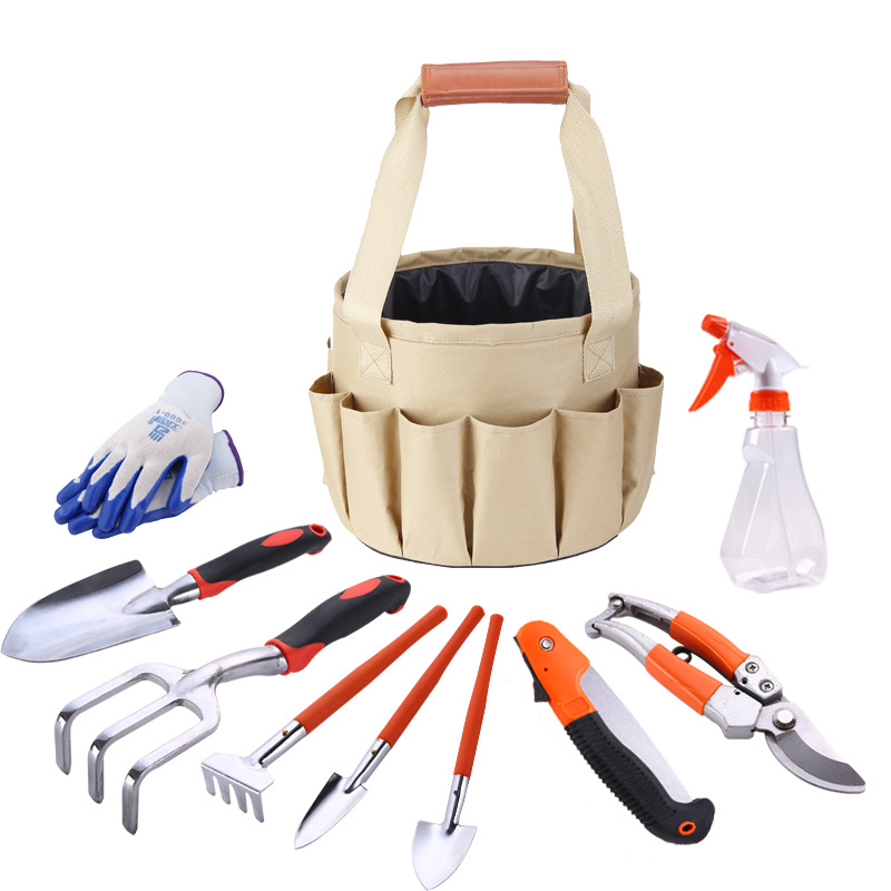 Avtoit | Garden Tool Set with Carrying Bag – 10-piece Set for Garden Care