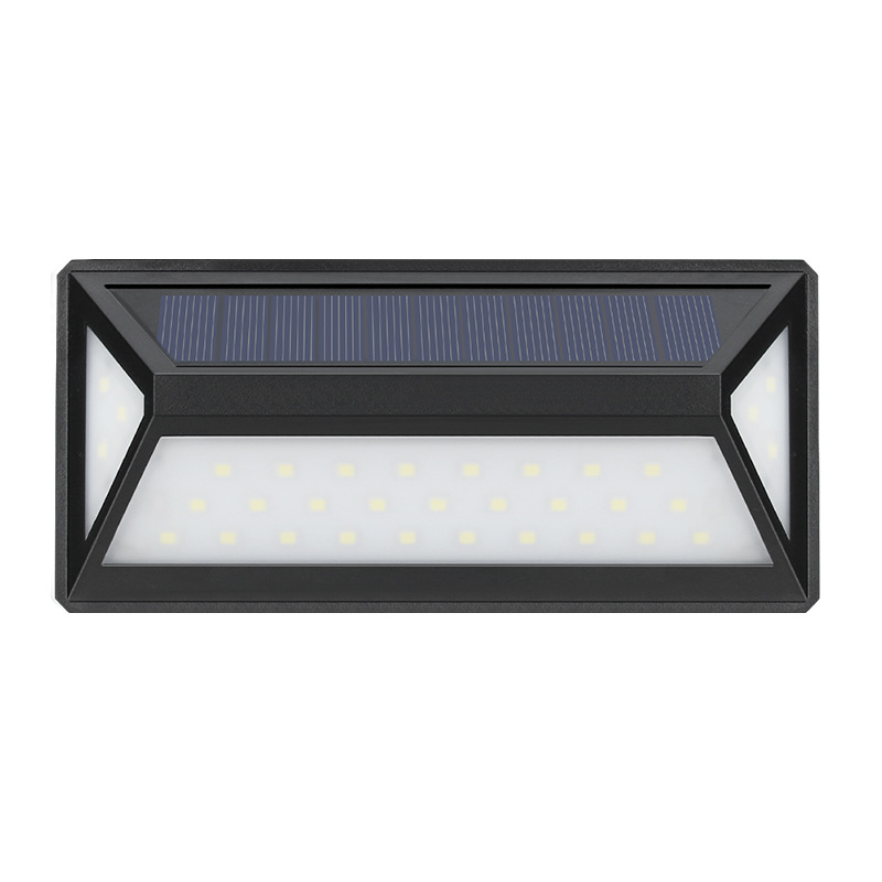 Solar LED Outdoor Wall Light with Motion Sensor and Waterproof Housing