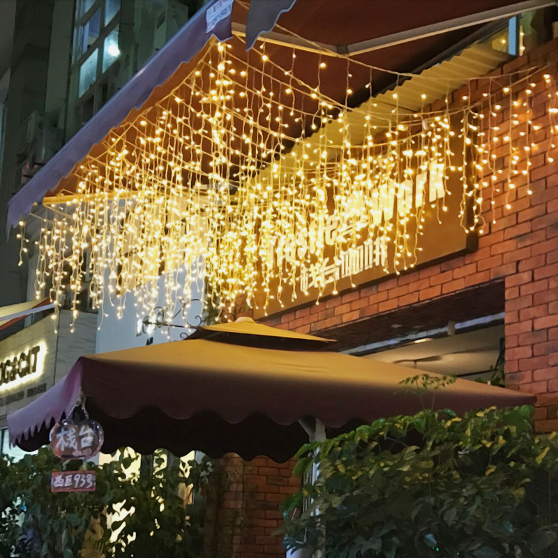 Avtoit | LED Starry Sky Icicle Light String – Decorative Light Curtains for Christmas and Garden