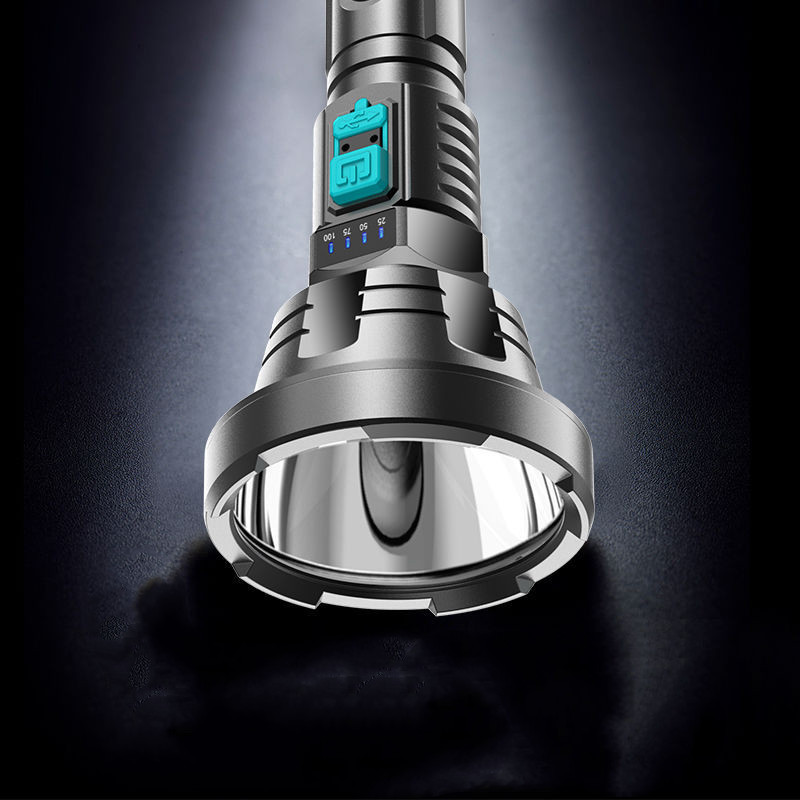 Avtoit | 90000LM LED flashlight – Tactical searchlight with USB charging and super bright lighting
