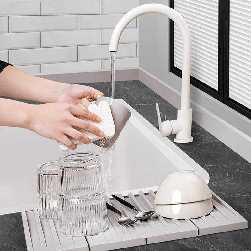 Avtoit | Collapsible Silicone Draining Mat – Heat Resistant Kitchen Drying Mat