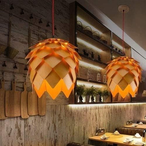 Avtoit | Handcrafted Wooden Pine Cone Pendant Light