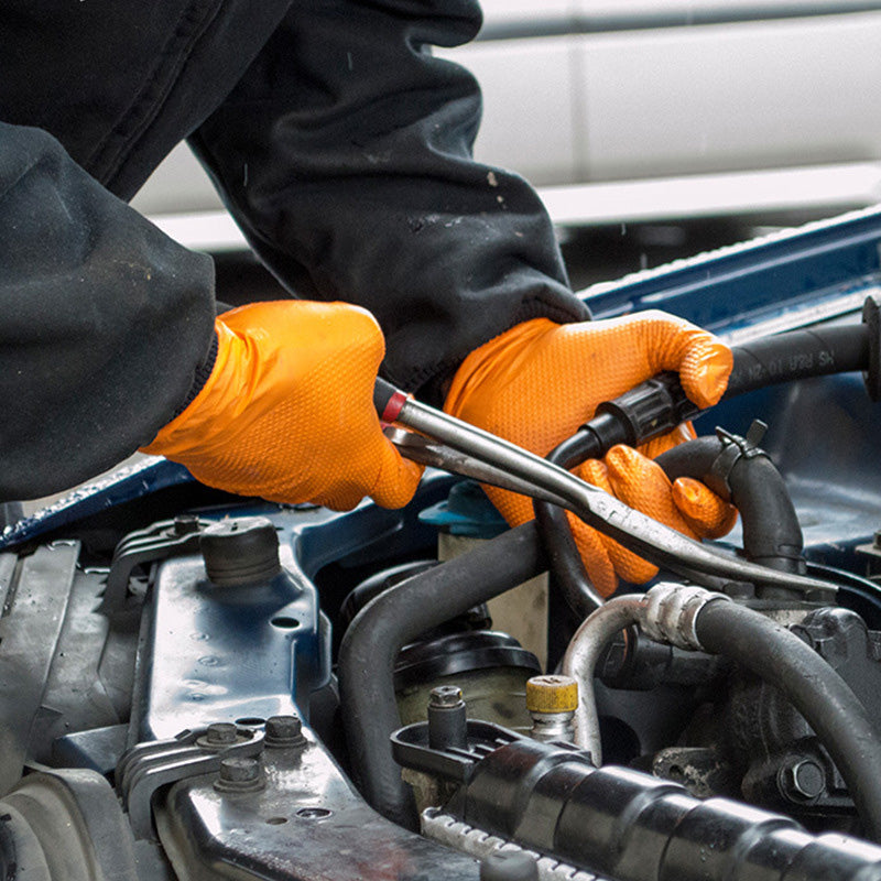 Avtoit | Orange Nitrile Gloves