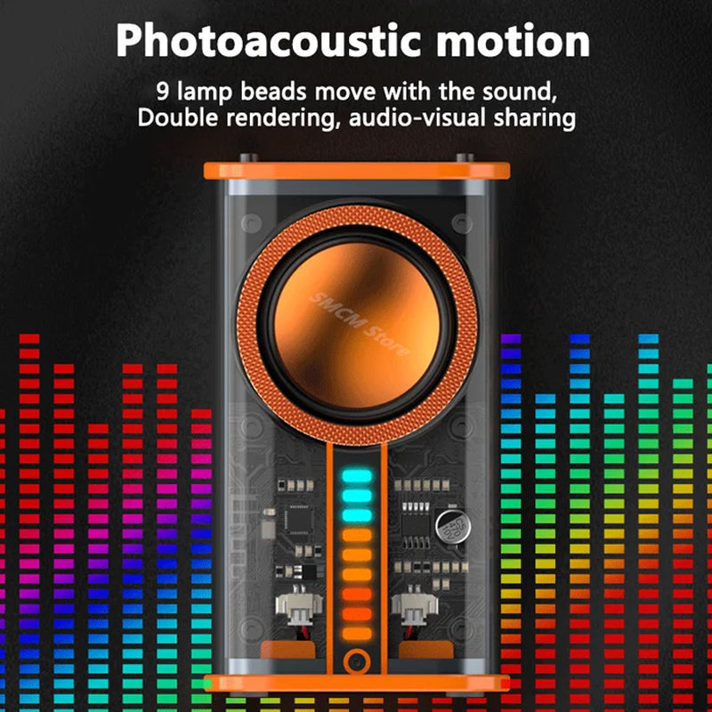 Avtoit | Transparent Mecha Wireless Bluetooth Speaker