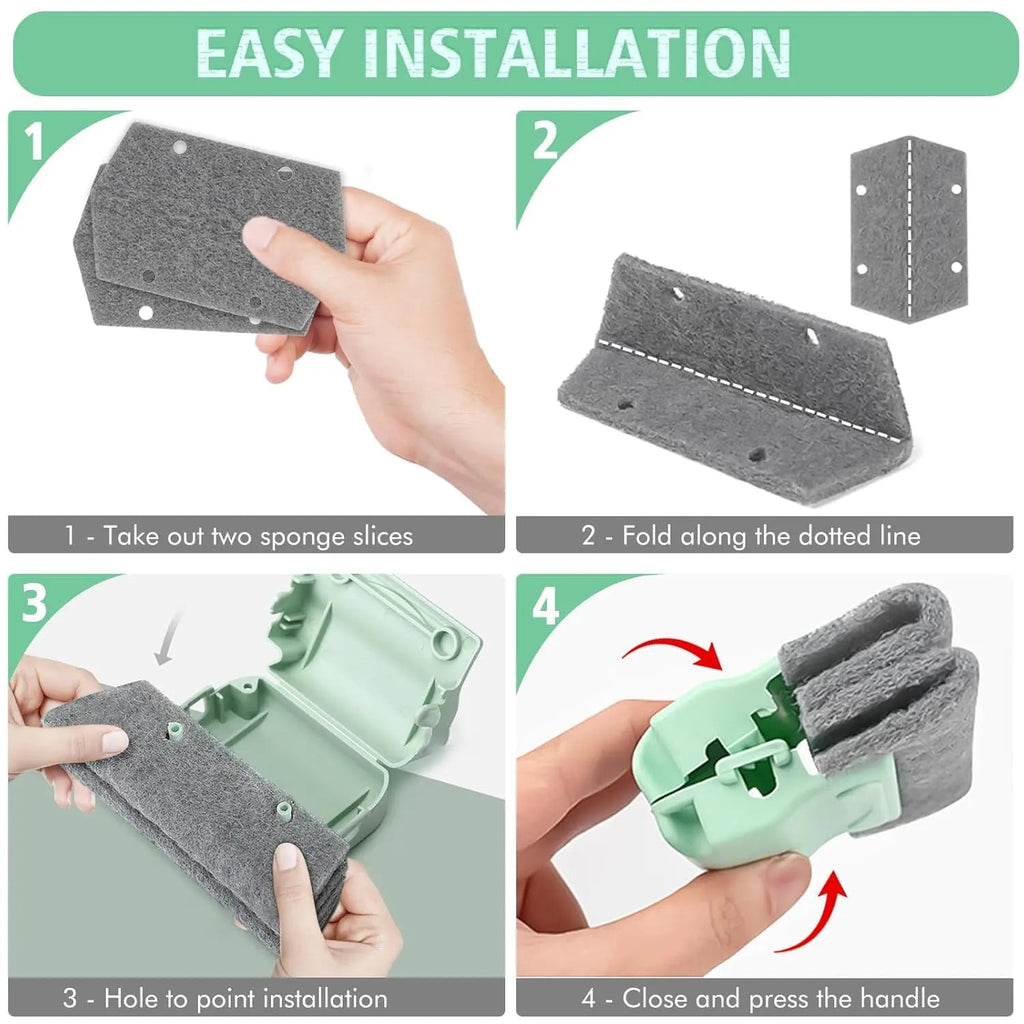 Avtoit | 3+2 | Magical Window Joint Cleaning Brush – Effortless Deep Cleaning