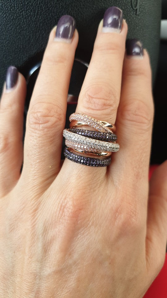 Avtoit | Monaco Design Luxury Statement Stackable Ring For Women