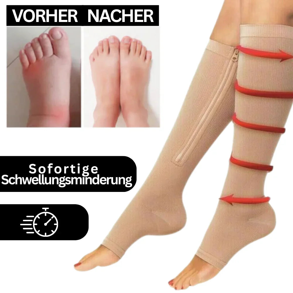 Avtoit | Comfortable compression stockings with zipper
