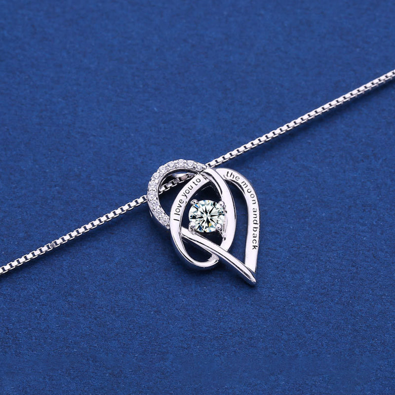 Avtoit | Letter Heart Necklaces for Mom