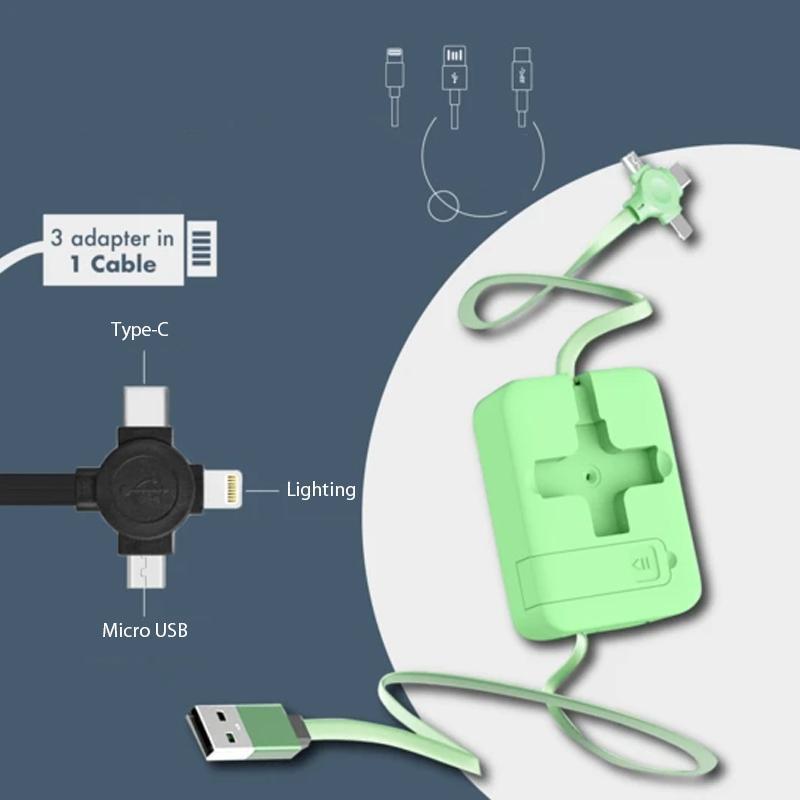 Avtoit | 4-in-1 Data Cable Phone Stand