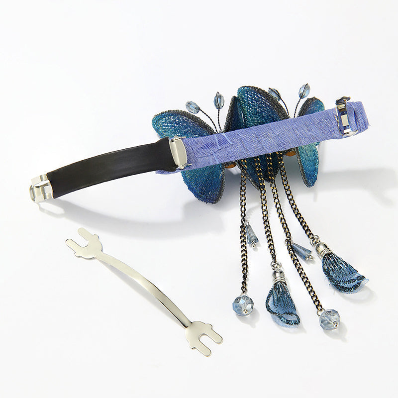 Avtoit | Temperament Butterfly Rhinestone Tassel Hair Clip