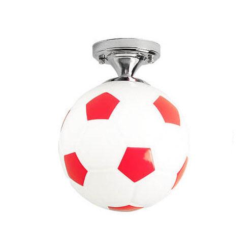 Avtoit | SportLume Creative Ceiling Light | Basketball & Football Design | Semi-Mount | Glass Lamp