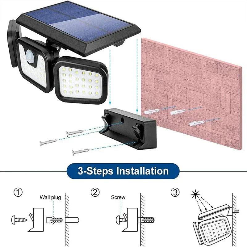 Avtoit | Solar-powered outdoor wall lamp