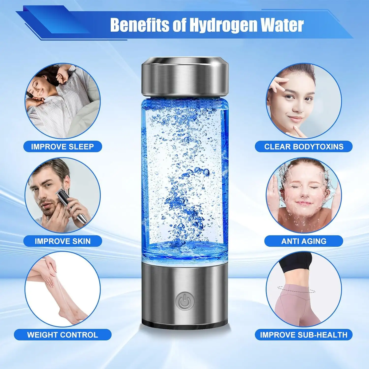 Avtoit | Aquyn Hydroclear Hydrogen Water Bottle – Premium Hydrogen-Rich Water Bottle for Daily Health