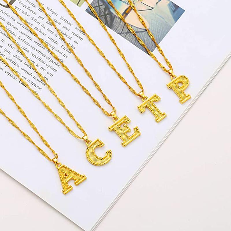 Avtoit | 18K gold-plated initial letter necklace