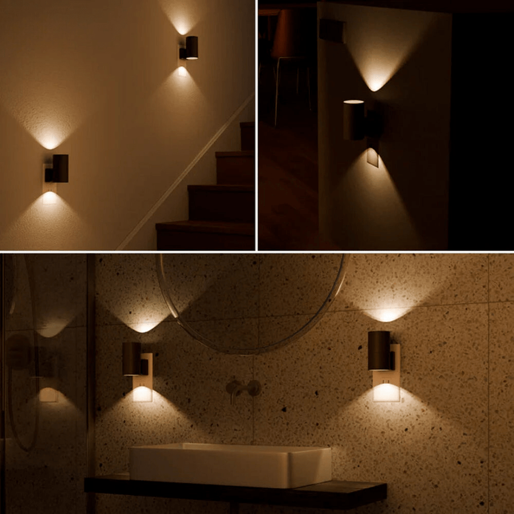 Avtoit | Alova LED Plug-In Wall Light – Dimmable Sensor Lamp for Hallways, Stairs & Bedrooms