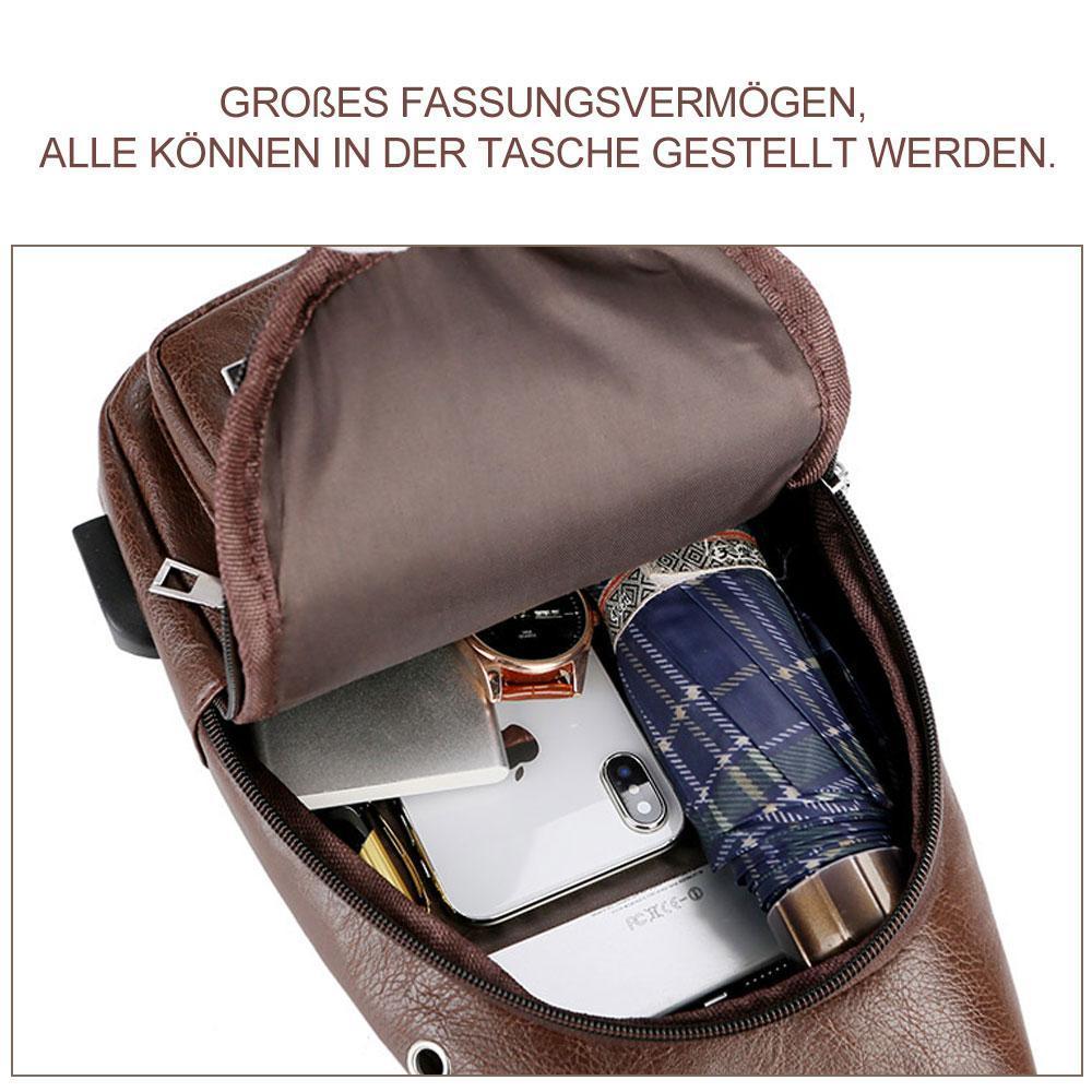 Avtoit | Shoulder bag Crossbody bag for men with USB charging port