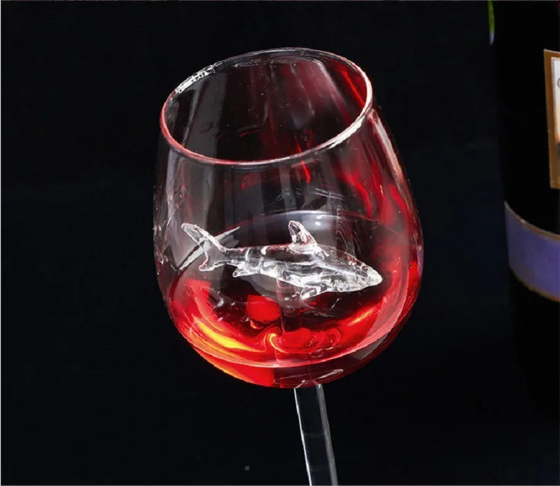 Avtoit | Built-in Shark Sea Wine Glasses