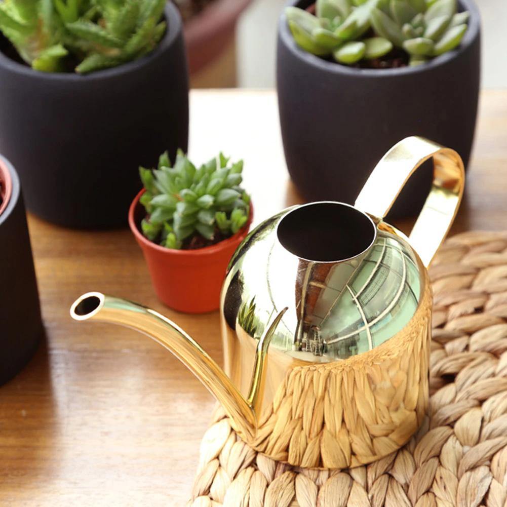 Avtoit | Stainless Steel Watering Can with Flexible Neck | Modern Design | Perfect Watering | Rustproof