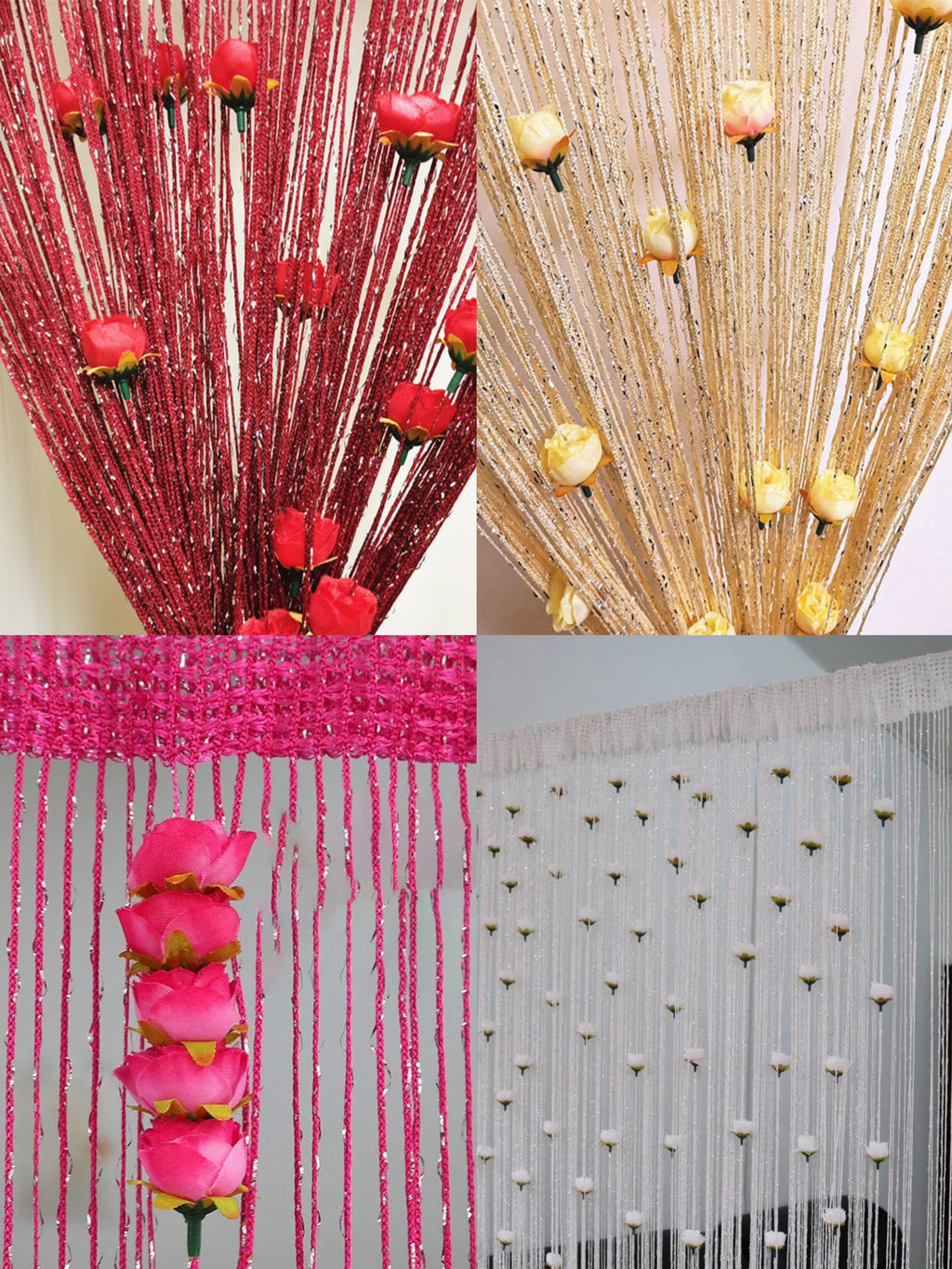 Avtoit | Rose Thread Door Curtain