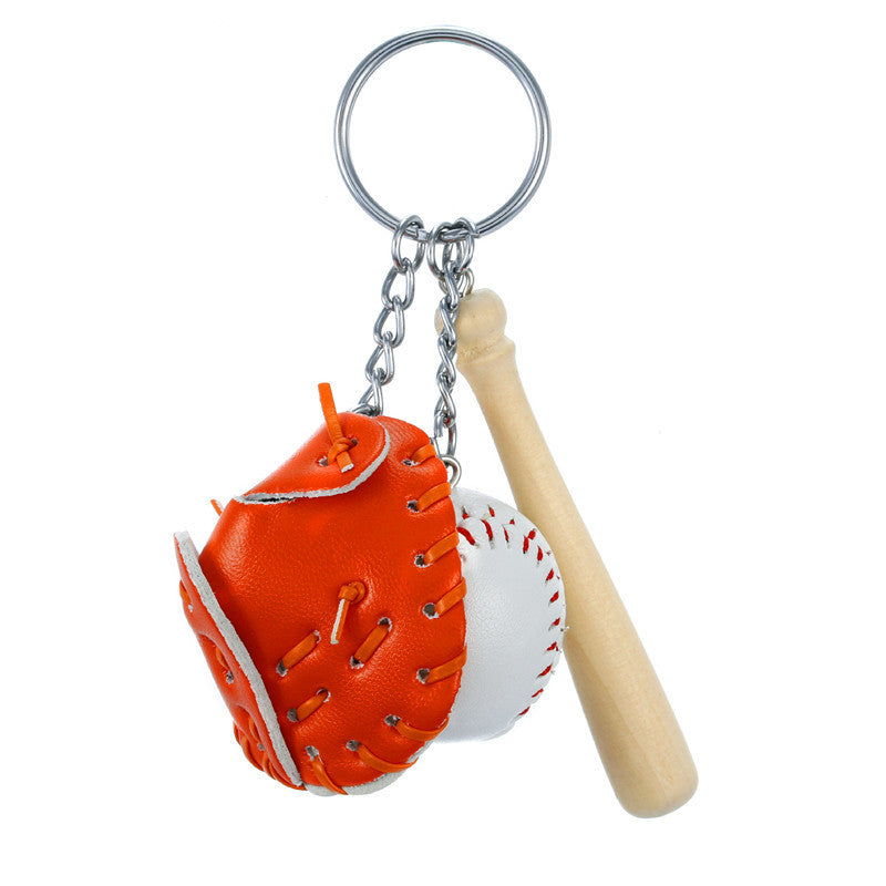 Avtoit | Mini Baseball Glove Set Charm Keychain