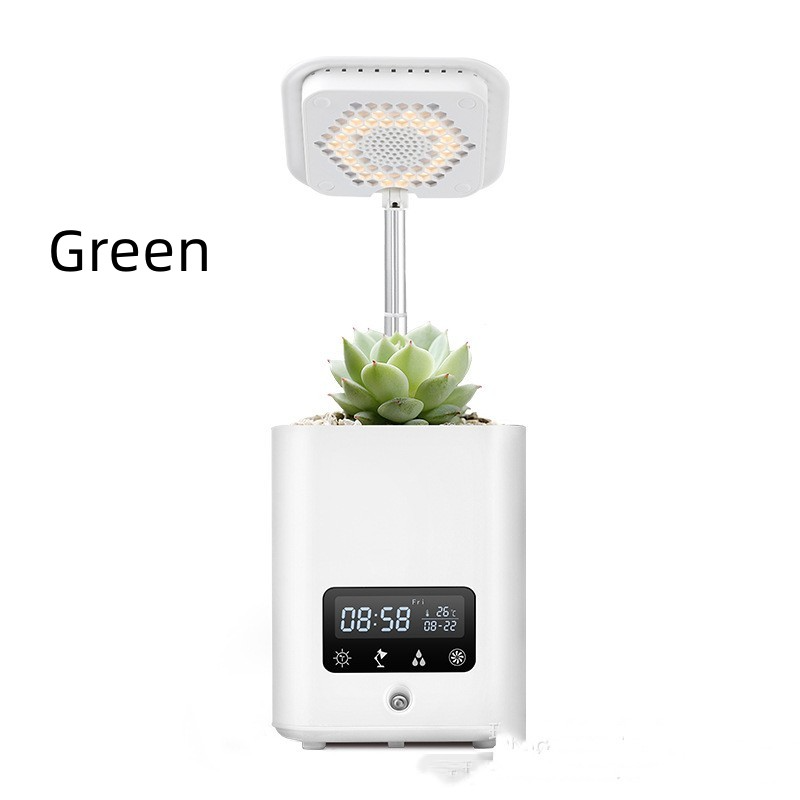 Avtoit | Multifunctional smart hydroponic plant pot with calendar, diffuser and desk lamp