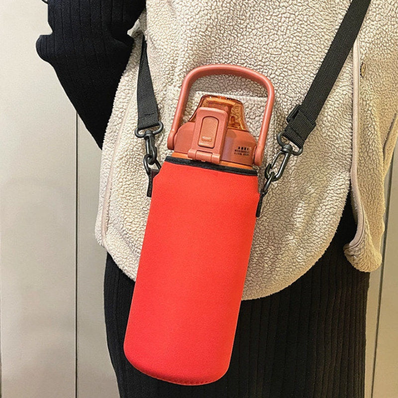 Avtoit | Stainless Steel Built-in Straw Camping Thermos