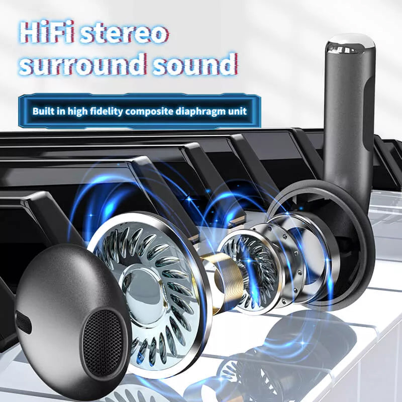 Avtoit | Noise-cancelling Digital Display Bluetooth Headphones