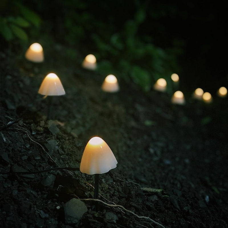 Avtoit | LED Solar String Lights Ground Stake Mushroom Lights