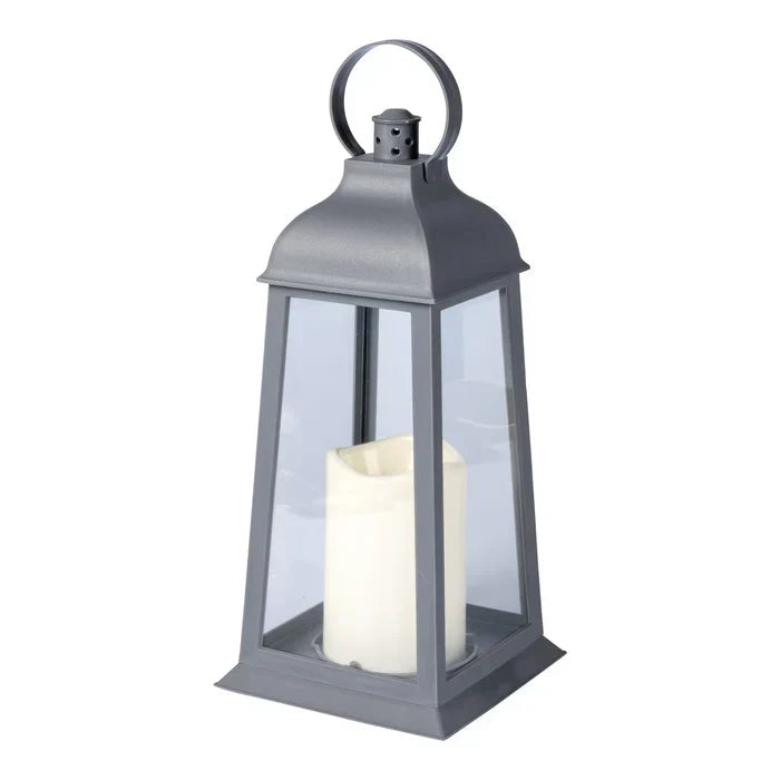Avtoit | LED lantern set – 2 pieces with realistic candle flicker for indoor and outdoor