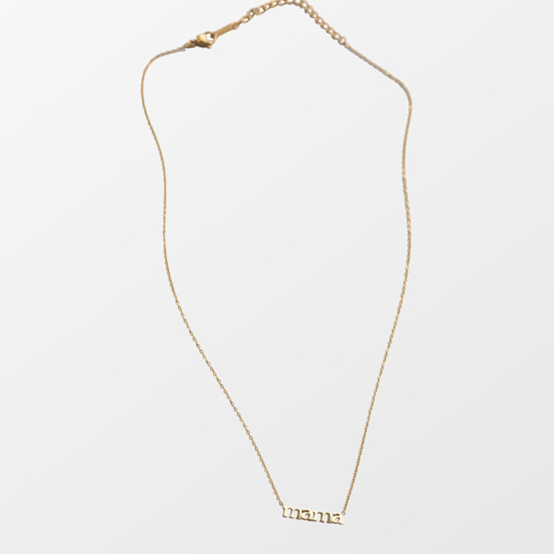 Avtoit | Letter "mama" Pendant Necklace