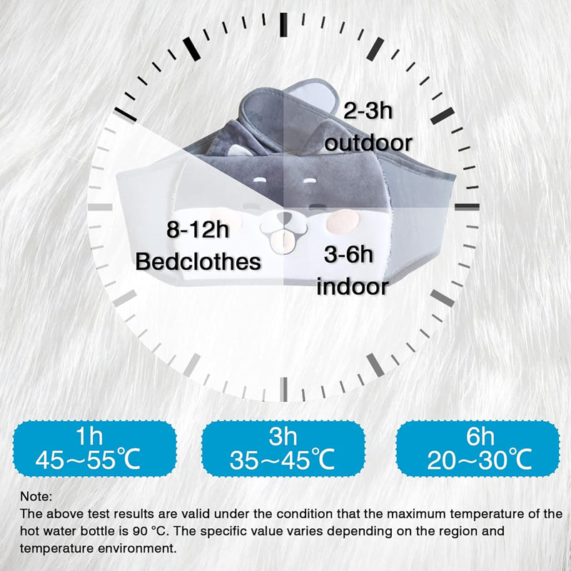 Avtoit | Plush Refillable Hot Water Bottle Belt
