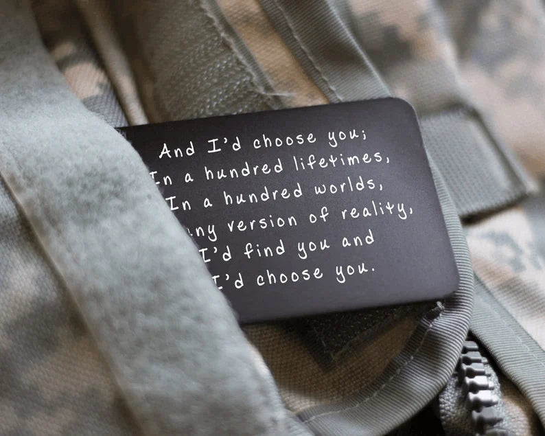 Avtoit | Anniversary gifts for couples, long-distance use wallet card for him