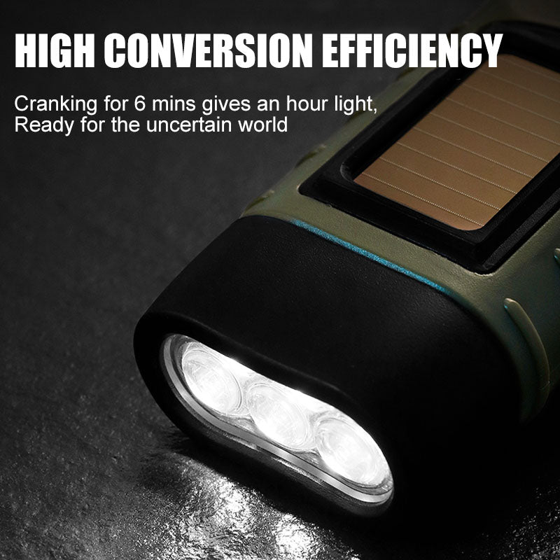 Avtoit | Handcrank Solar-powered Flashlight