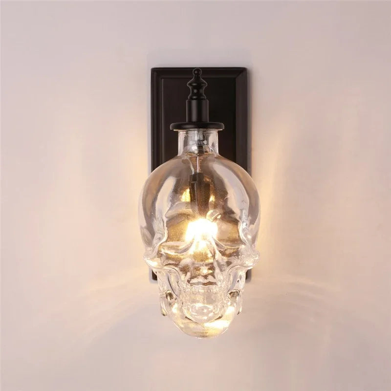 Avtoit | Gothic Skull Bottle Retro Wall Lamp