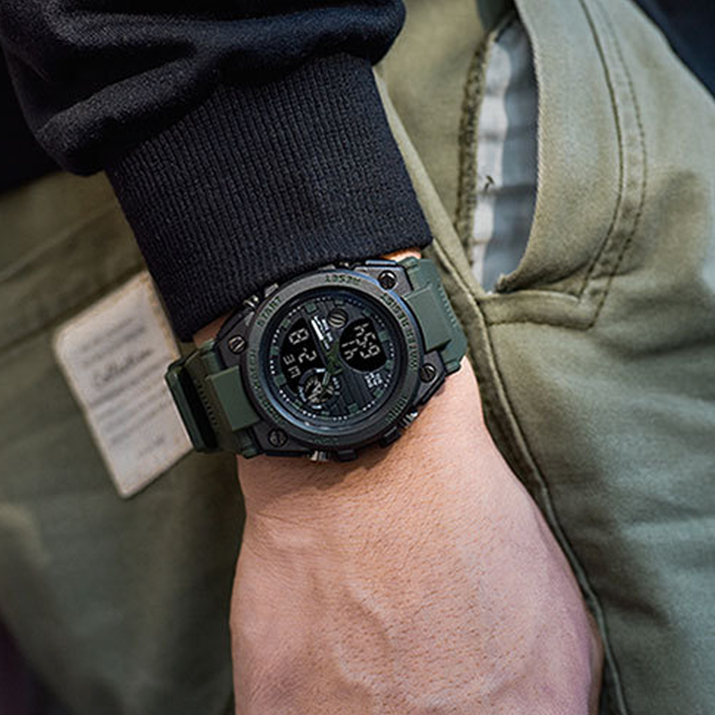 Avtoit | Men's Double Display Waterproof Luminous Watch