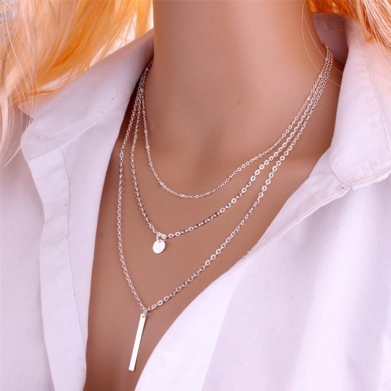 Avtoit | Multilayer Pendant Long Chain Necklace