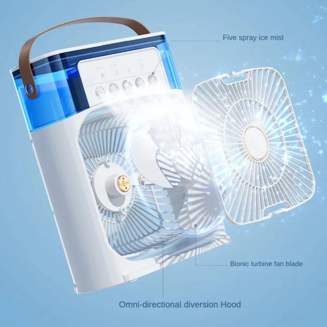 Avtoit | 3-in-1 Air Cooler Humidifier | Portable, Adjustable Fan Speeds & Ideal for Bedrooms, Offices & Small Spaces