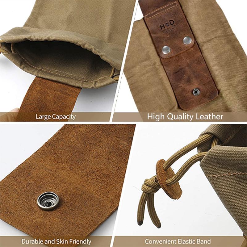 Avtoit | Leather and Sailcloth Bushcraft Bag