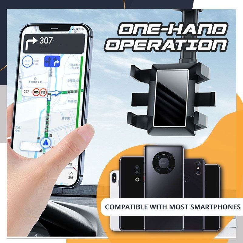 Avtoit | Rotatable and retractable car phone holder