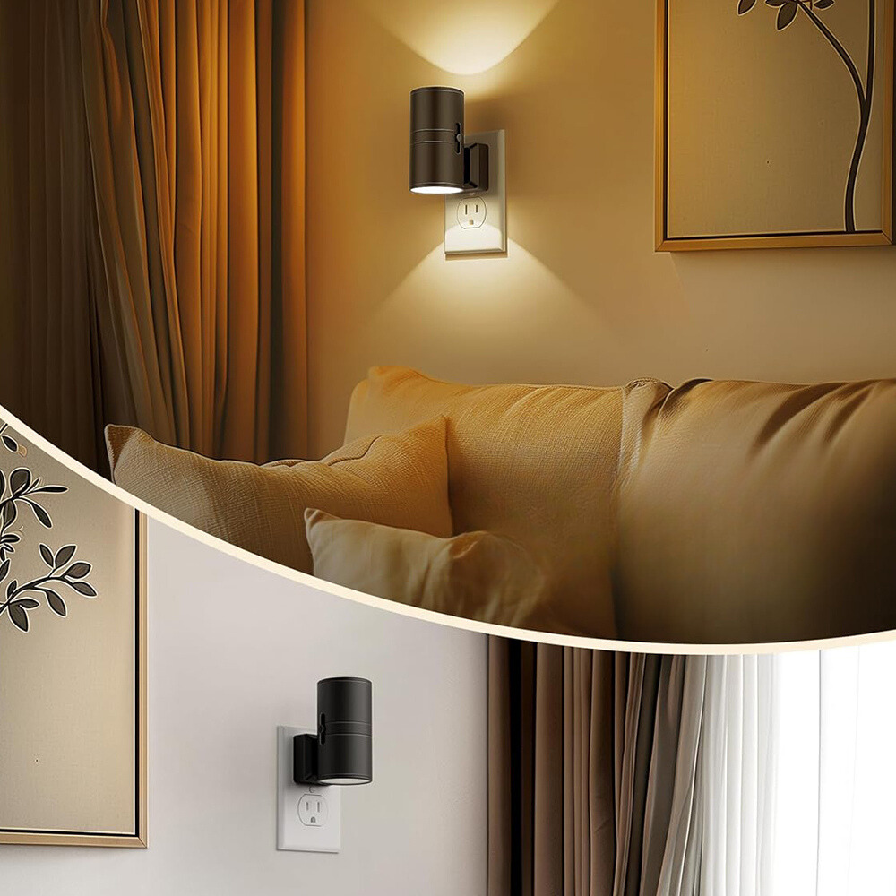 Avtoit | Night light socket with brightness detection and adjustable brightness
