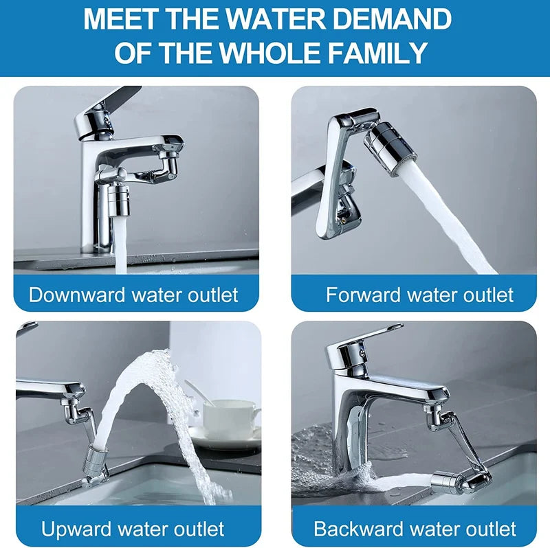 Avtoit | Universal 1080° Swiveling Robot Arm Swivel Extension Faucet Aerator