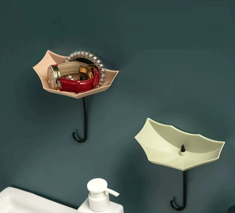 Avtoit | Cute Umbrella Wall Hook - No-Drill Key & Coat Hanger