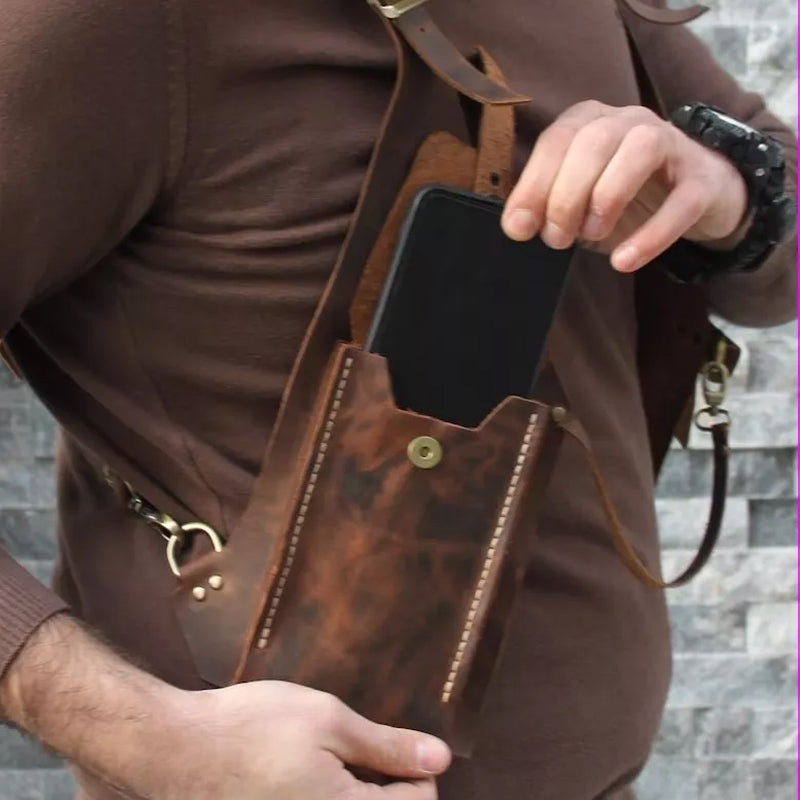 Avtoit | Medieval Steampunk Retro Shoulder Bag with Shoulder Strap