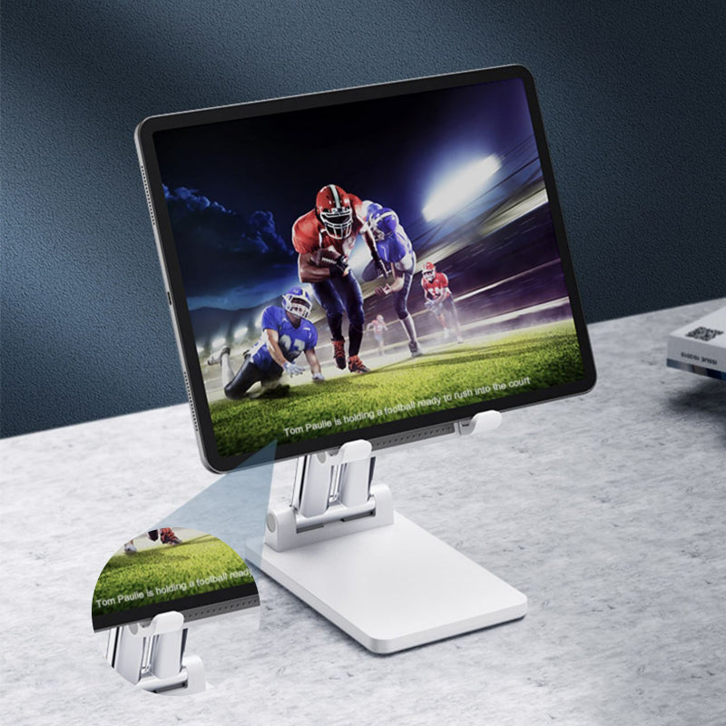 Foldable Phone and Tablet Stand with Rubberized Grips
