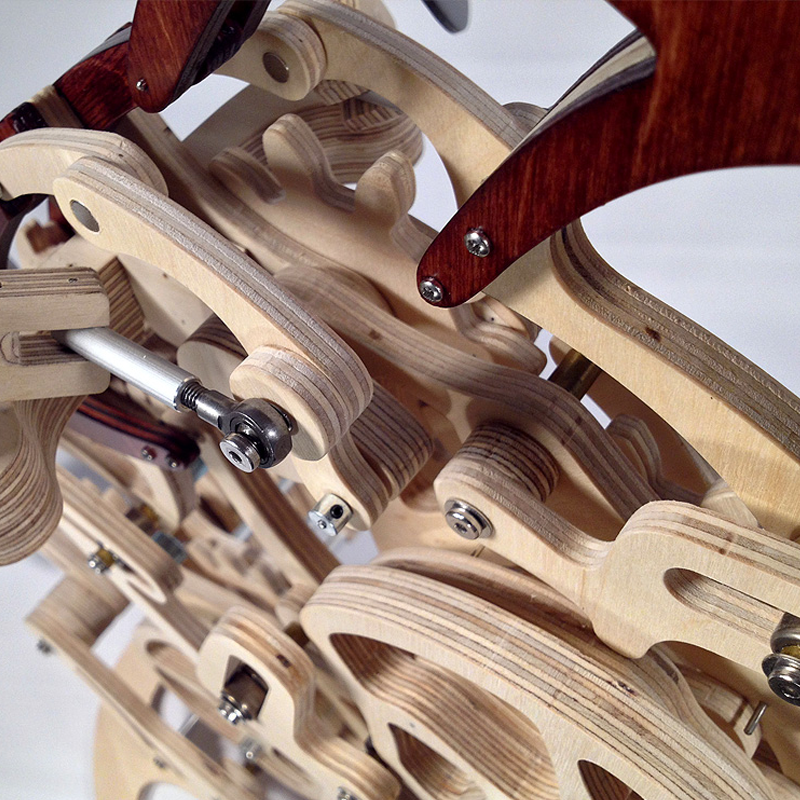 Avtoit | Wood Kinetic Hummingbird Sculpture