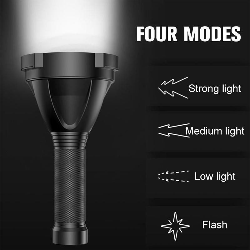 Avtoit | High-Power Waterproof LED Flashlight | 30,000–50,000 Lumens Rechargeable Torch