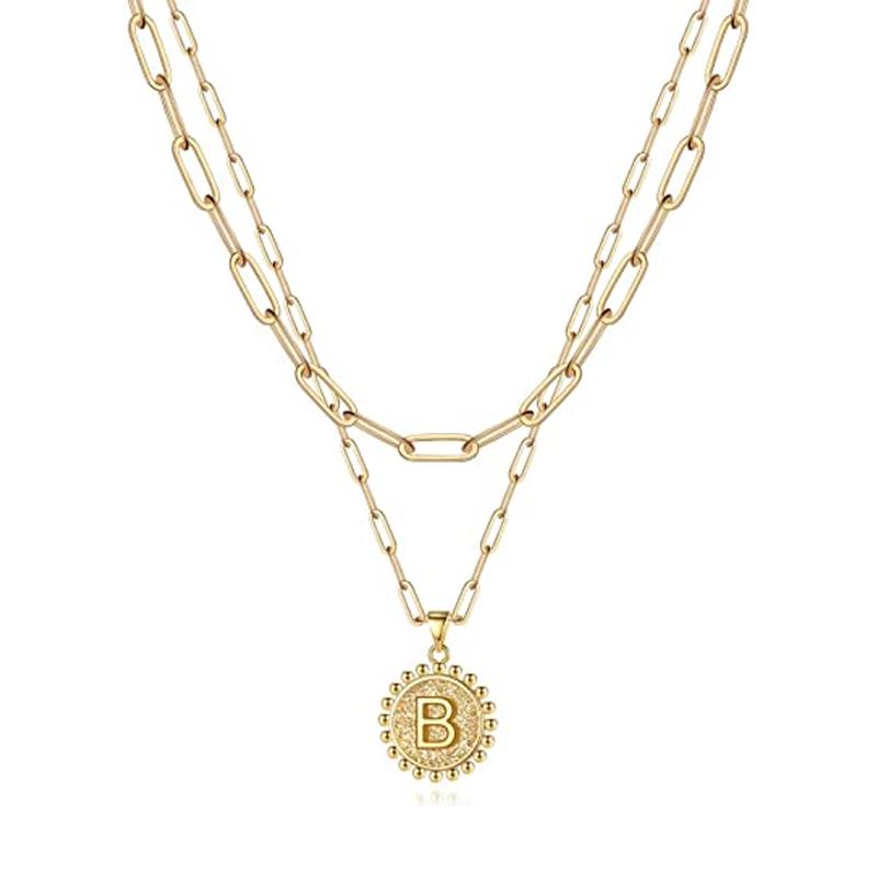 Avtoit | Golden Initial Necklaces for Women