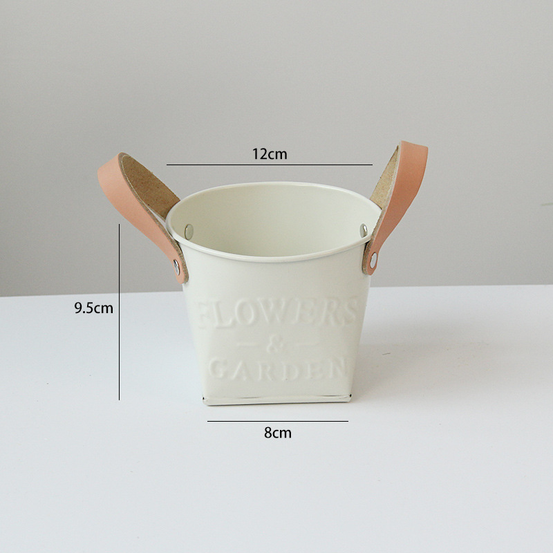 Avtoit | Decorative plant pots with leather handles – flower pots for home and garden